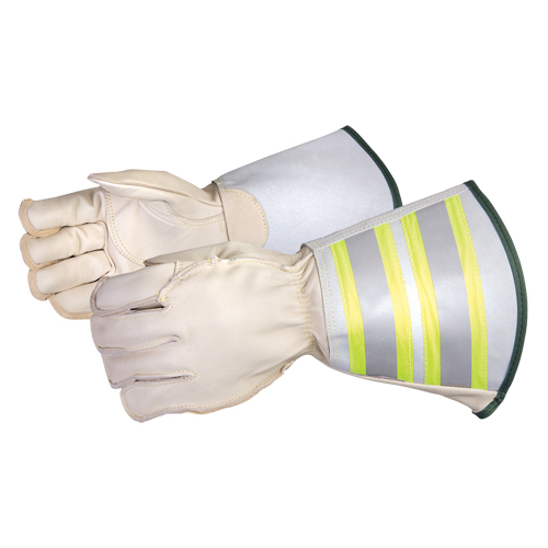 Gants de monteur de lignes de luxe Endura, Grand, Paume en Cuir de cheval Duraquip Inc