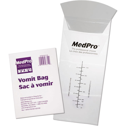 Sacs pour v&ocirc;missure Medpro Duraquip Inc