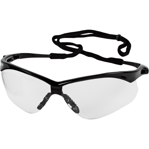 Lunettes de s&eacute;curit&eacute; Nemesis de Kleenguard, Lentille Transparent, Anti-&eacute;gratignures, ANSI Z87+/R&eacute;pond ou surpasse la norme CSA Z94.3 Duraquip Inc