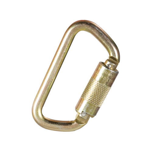 Carabiner, Steel, 5000 lbs Capacity Duraquip Inc