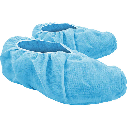 CoverMe Disposable Shoe Covers, Large, Polypropylene, Blue Duraquip Inc