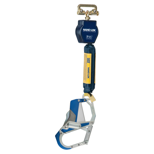 Cordage de s&eacute;curit&eacute; autor&eacute;tractable Nano-Lok, 6', Sangles, Stationnaire Duraquip Inc