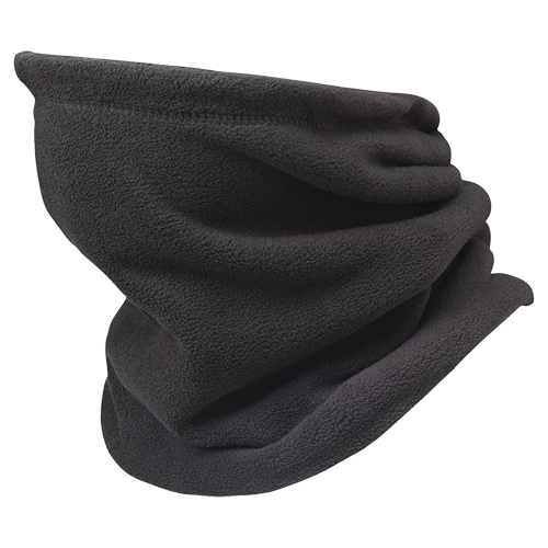 5504 3-in-1 Neck Warmer, Black, Fleece Duraquip Inc