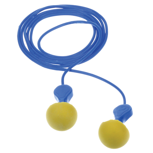 Bouchons d'oreilles d&eacute;tectables E-A-Rsoft Express Pod, Avec cordon, R&eacute;gulier, Vrac - Sachet coussin, NRR dB 23 Duraquip Inc