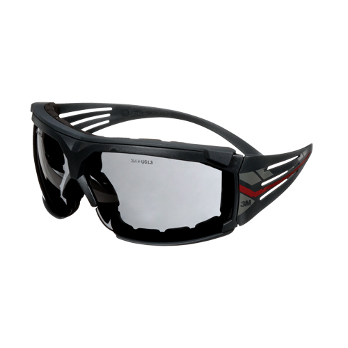 SecureFit 600 Series Safety Glasses with Gasket, Grey Lens, Anti-Fog, ANSI Z87+/Meets/Exceeds CSA Z94.3 Duraquip Inc
