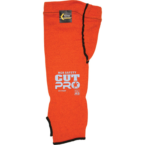 Manches Memphis, Kevlar, 14", ASTM ANSI niveau A5, Orange Duraquip Inc