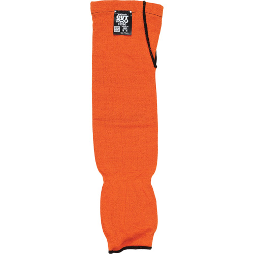 Memphis&reg; Sleeves With Thumb Hole, Kevlar&reg;, 18", ASTM ANSI Level A5, Orange Duraquip Inc