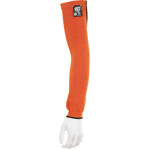 Memphis&reg; Sleeves With Thumb Hole, Kevlar&reg;, 18", ASTM ANSI Level A5, Orange Duraquip Inc