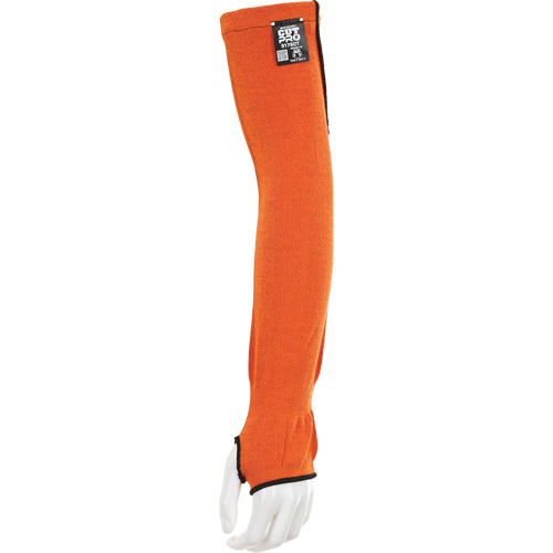 Manches Memphis, Kevlar, 18", ASTM ANSI niveau A5, Orange Duraquip Inc