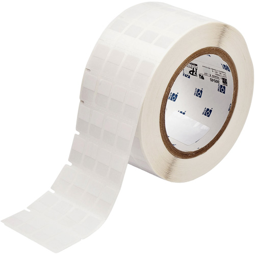 &eacute;tiquettes autoplastifiantes pour c&acirc;bles & fils de s&eacute;rie Core, Vinyle, 0,5" lo x 0,75" h, Transparent Duraquip Inc