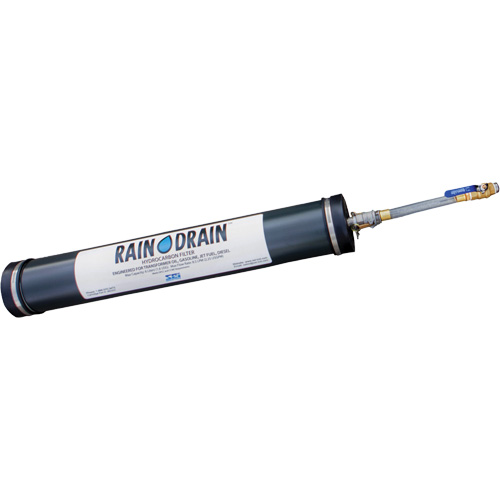 Syst&egrave;me de filtration des hydrocarbures RainDrain Duraquip Inc