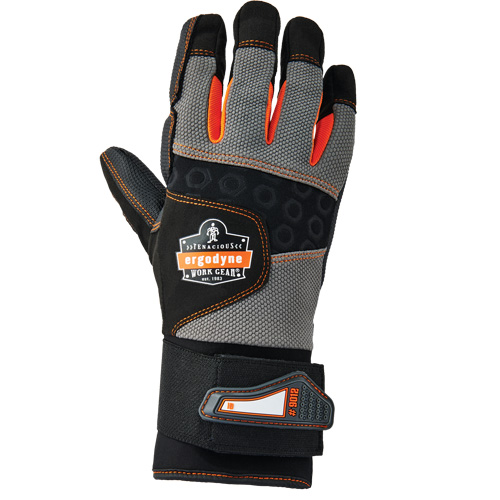 Gants antivibration Proflex 9012 avec support du poignet, Taille Petit, Paume Synth&eacute;tique Duraquip Inc