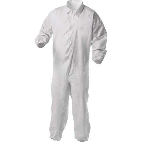 Kleenguard A35 Coveralls, 2X-Large, White, Microporous Duraquip Inc
