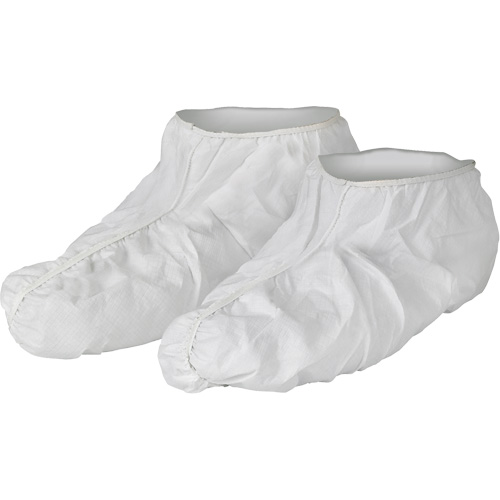 Couvre-chaussure KleenGuard A40, Taille unique, Microporeux, Blanc Duraquip Inc