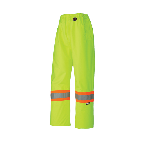 5586 450D Safety Pant, Polyester, X-Small, High Visibility Lime-Yellow Duraquip Inc