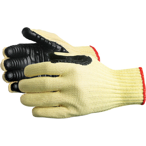 Vibrastop Vibration-Dampening Gloves, Size Large, Synthetic Palm Duraquip Inc