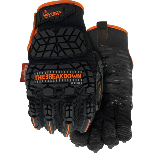 1051 The Breakdown Gloves, Size Small, PVC Coated, Cutshield Shell, ASTM ANSI Level A5/EN 388 Level E Duraquip Inc