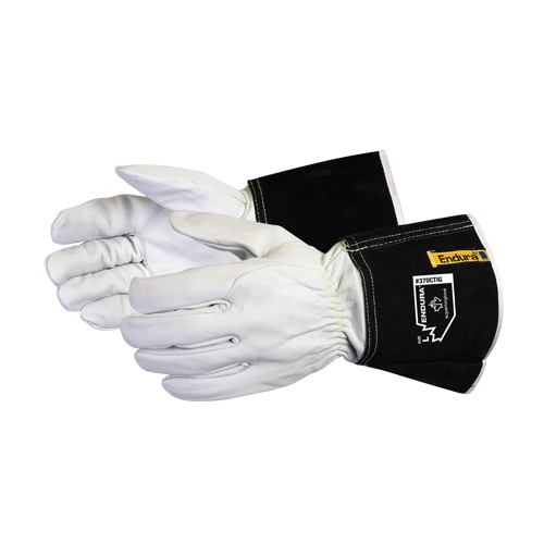 Gants de soudage Endura, Cuir fleur de ch&egrave;vre, Taille Petit Duraquip Inc
