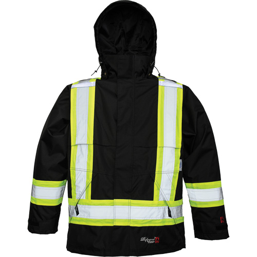 Manteau Journeyman, Polyester/Polyur&eacute;thane, Noir, Petit Duraquip Inc