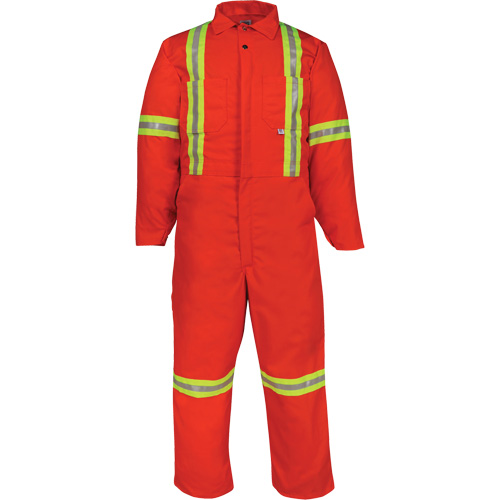 Combinaison r&eacute;fl&eacute;chissante de luxe, 40 (grand taille), Orange Duraquip Inc