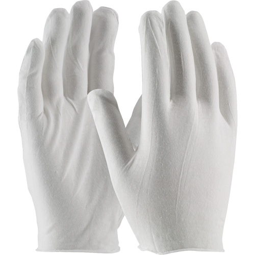 Gants d'inspection, Coton, Poignet Non ourl&eacute;, Taille unique Duraquip Inc