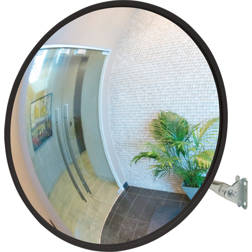 Miroir convexe avec bras t&eacute;lescopique, Int&eacute;rieur/Ext&eacute;rieur, Diam&egrave;tre 12" Duraquip Inc