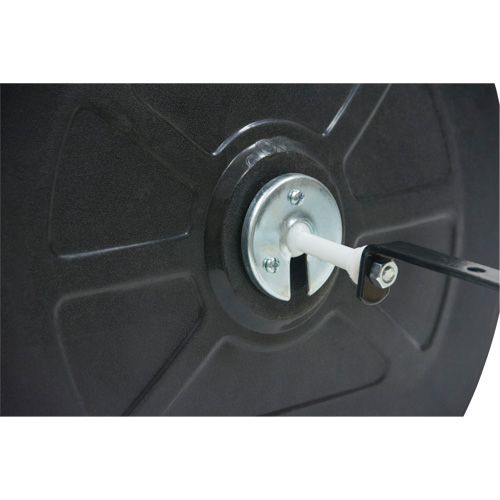 Roundtangular Convex Mirror with Bracket, 12" H x 18" W, Indoor/Outdoor Duraquip Inc