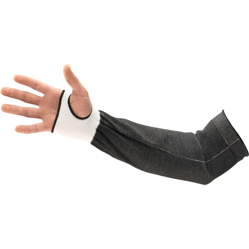 HyFlex&reg; Cut-Resistant Sleeve, HPPE, 12", ANSI/ISEA 105 Level 3, Black Duraquip Inc