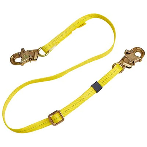 Web Adjustable Positioning Lanyard, 1 Legs, 4', CSA Class B, Polyester Duraquip Inc