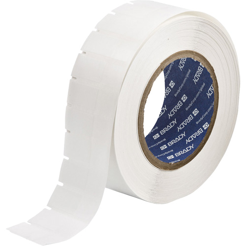 B-461 Thermal Transfer labels, Polyester, 0.6" L x 1.625" H, White Duraquip Inc