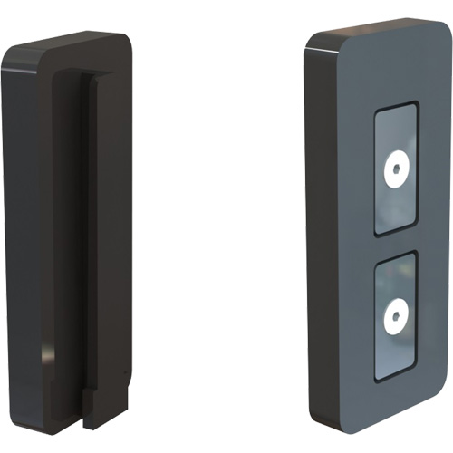 Embout magn&eacute;tique pour ruban/banni&egrave;re PLUS, Noir Duraquip Inc