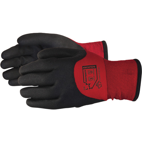 Gants enduits Dexterity, Petit, R&ecirc;vetement PVC, Calibre 15, Enveloppe en Acrylique Duraquip Inc