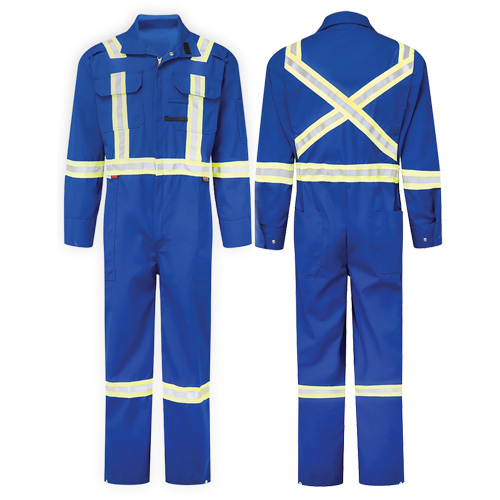Nomex&reg;Essential 6 oz. Deluxe Coveralls, Size 38 (Tall), Royal Blue Duraquip Inc
