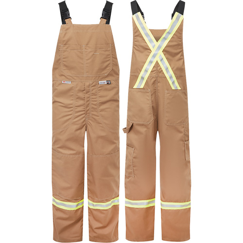Avenger 12 oz. Bib Pants, Small, Caramel Duck Duraquip Inc