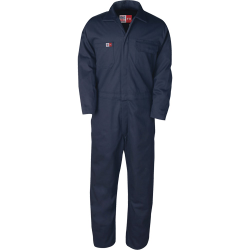 Westex UltraSoft&reg; Unlined Coveralls, Size 38 (Tall), Navy Blue, 12.4 cal/cm2 Duraquip Inc