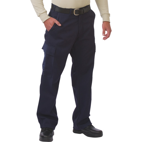 Pantalons cargo Westex UltraSoft, 30, x 36, Bleu marin, 12,4 cal/cm2 Duraquip Inc