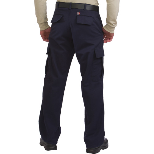 Pantalons cargo Westex UltraSoft, 30, x 36, Bleu marin, 12,4 cal/cm2 Duraquip Inc
