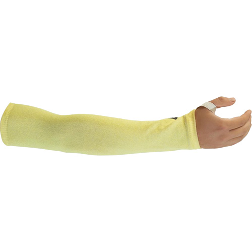 Manches r&eacute;sistant &agrave; la coupure, Kevlar, 14", ASTM ANSI niveau A4, Jaune Duraquip Inc