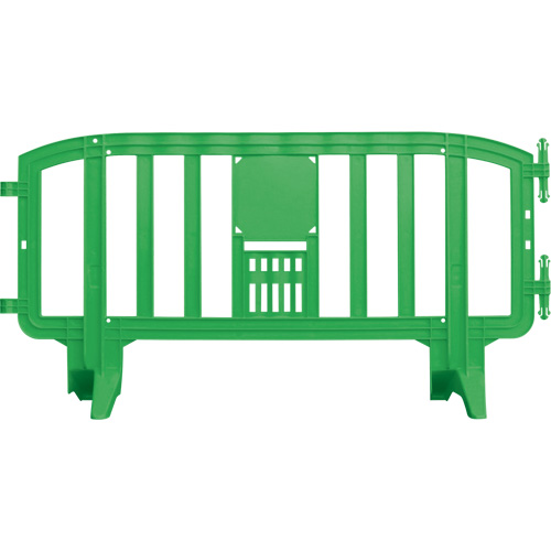 Movit Barricade, Interlocking, 78" L x 39" H, Green Duraquip Inc