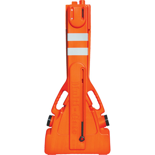 Multi-Gate Barricade, 43" H x 90" L, Orange Duraquip Inc