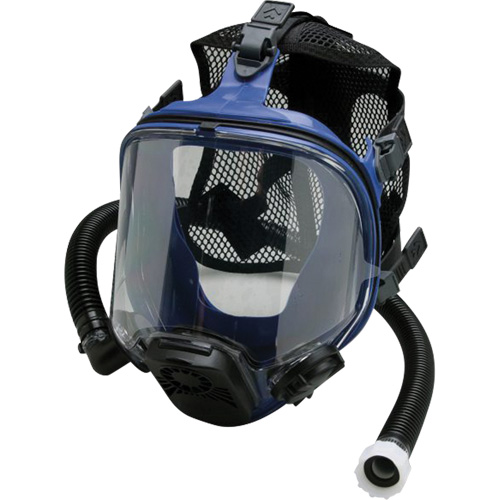 Full-Face Supplied Air Respirator, Silicone, One Size Duraquip Inc