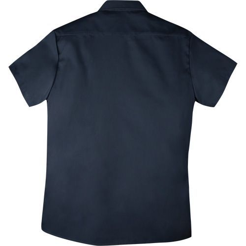 Chemise de travail &agrave; manches courtes en tissu crois&eacute;, Hommes, 4T-Grand, Bleu marine Duraquip Inc