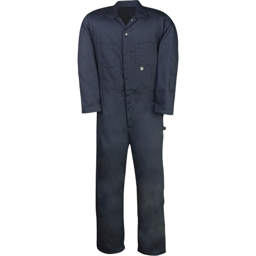 Combinaisons non doubl&eacute;es en tissu crois&eacute;, Hommes, Bleu marine, Taille 36 Duraquip Inc