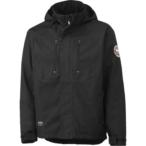 Berg Insulated Jacket, Men's, Small, Black Duraquip Inc