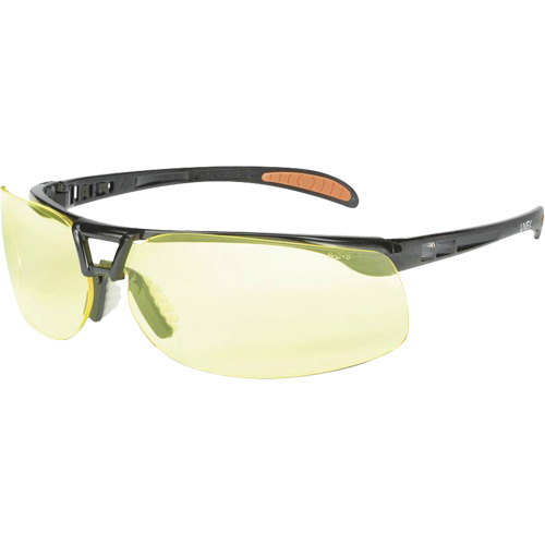 Lunettes de s&eacute;curit&eacute; Prot&eacute;g&eacute; avec lentilles HydroShield, Lentille Ambr&eacute;e, Antibu&eacute;e/Anti-&eacute;gratignures, ANSI Z87+ Duraquip Inc