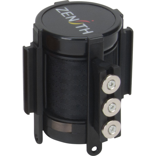 Magnetic Tape Cassette for Build-Your-Own Crowd Control Barrier, 12', Black Tape Duraquip Inc