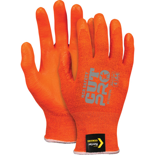 Cut Resistant Gloves, Size X-Small, 13 Gauge, Foam Nitrile Coated, Kevlar&reg; Shell, ASTM ANSI Level A4 Duraquip Inc