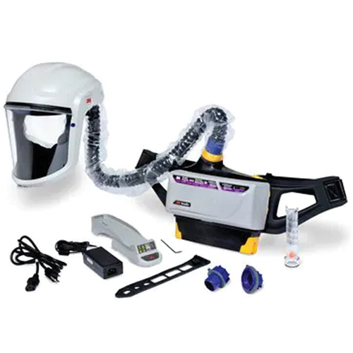 Versaflo Powered Air Purifying Respirator Painter's Kit, Headcover & Faceshield, Lithium-Ion Battery Duraquip Inc