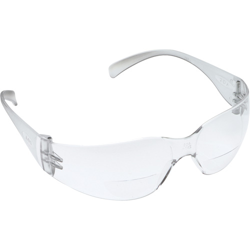 Lunettes de s&eacute;curit&eacute; Virtua avec verres de lecture, Antibu&eacute;e, Transparent, Dioptrie 2,5 Duraquip Inc