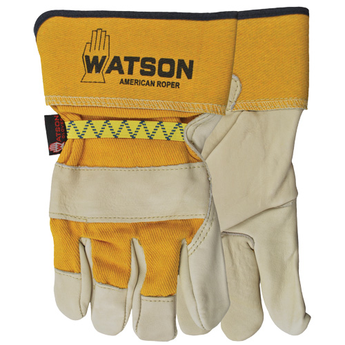 American Roper Gloves, Small, Grain Cowhide Palm, Cotton Inner Lining Duraquip Inc